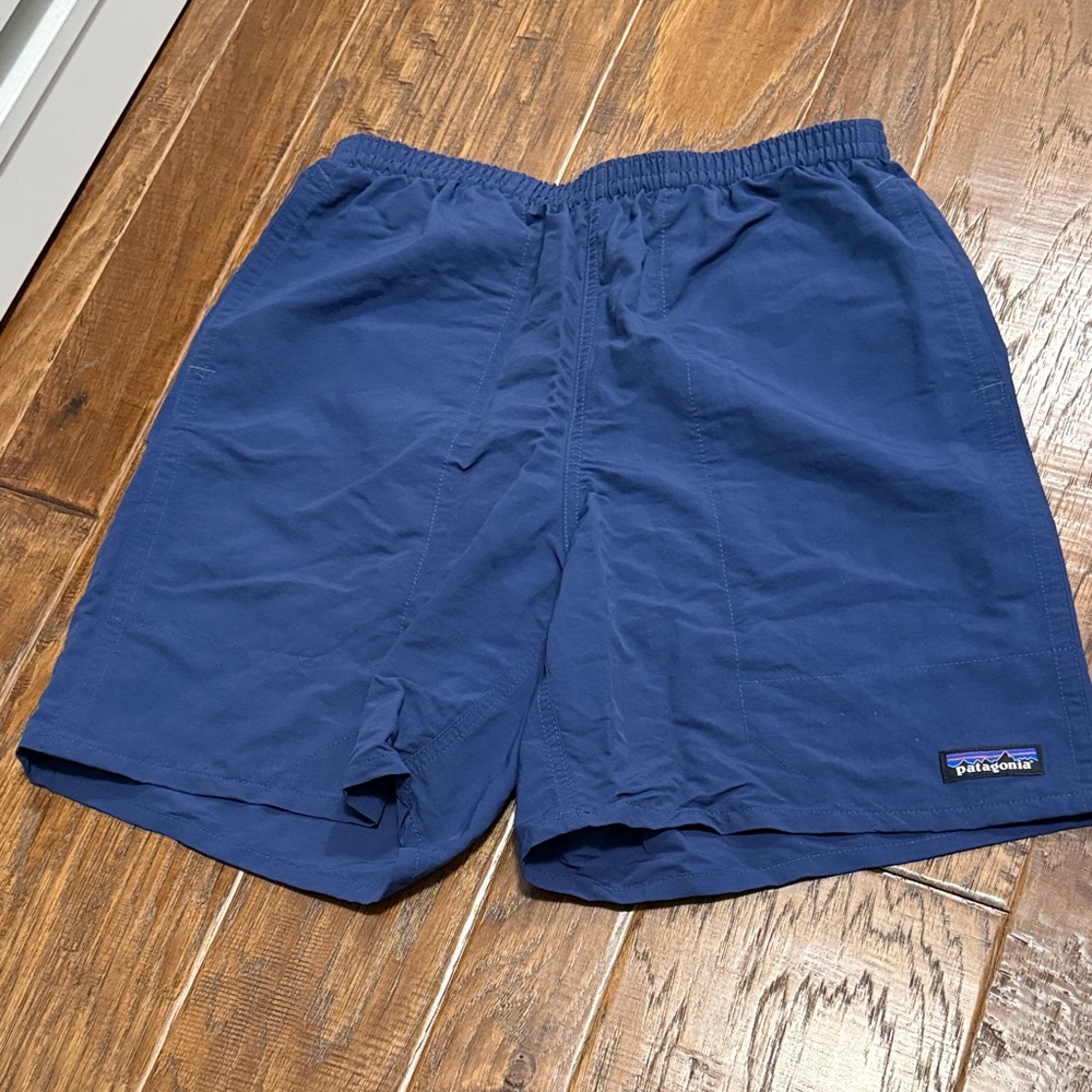 Patagonia Navy Relaxed Fit Shorts
